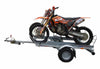 Walltrailer motorfiets steun met geleider
