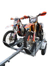 Walltrailer motorfiets steun met geleider