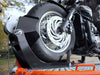 Motorfiets wielblokkering
