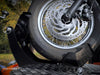 Motorfiets wielblokkering